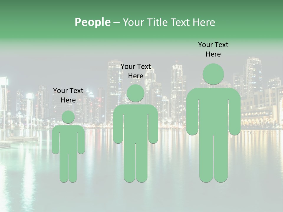 Holiday Destination Attraction Water Reflection PowerPoint Template