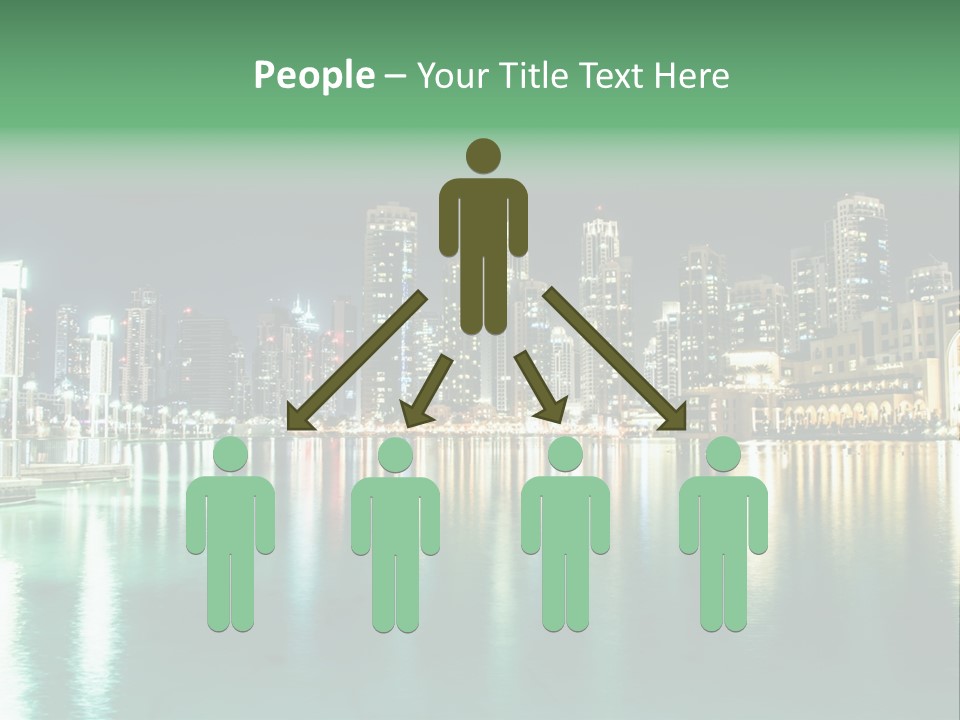 Holiday Destination Attraction Water Reflection PowerPoint Template