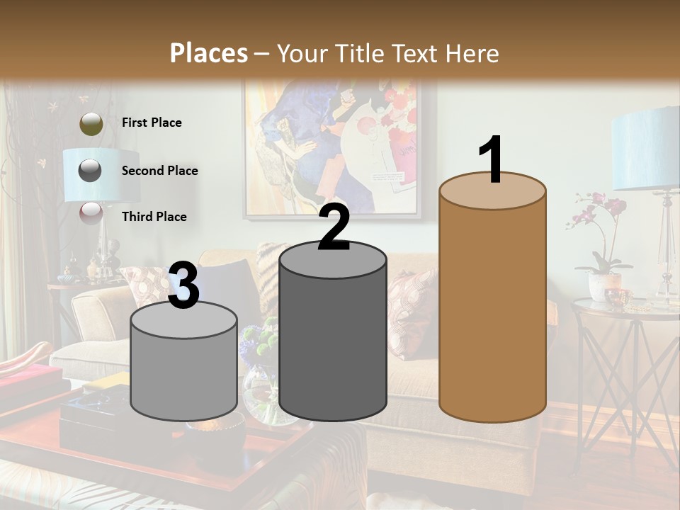 Lifestyle Decoration Furniture PowerPoint Template