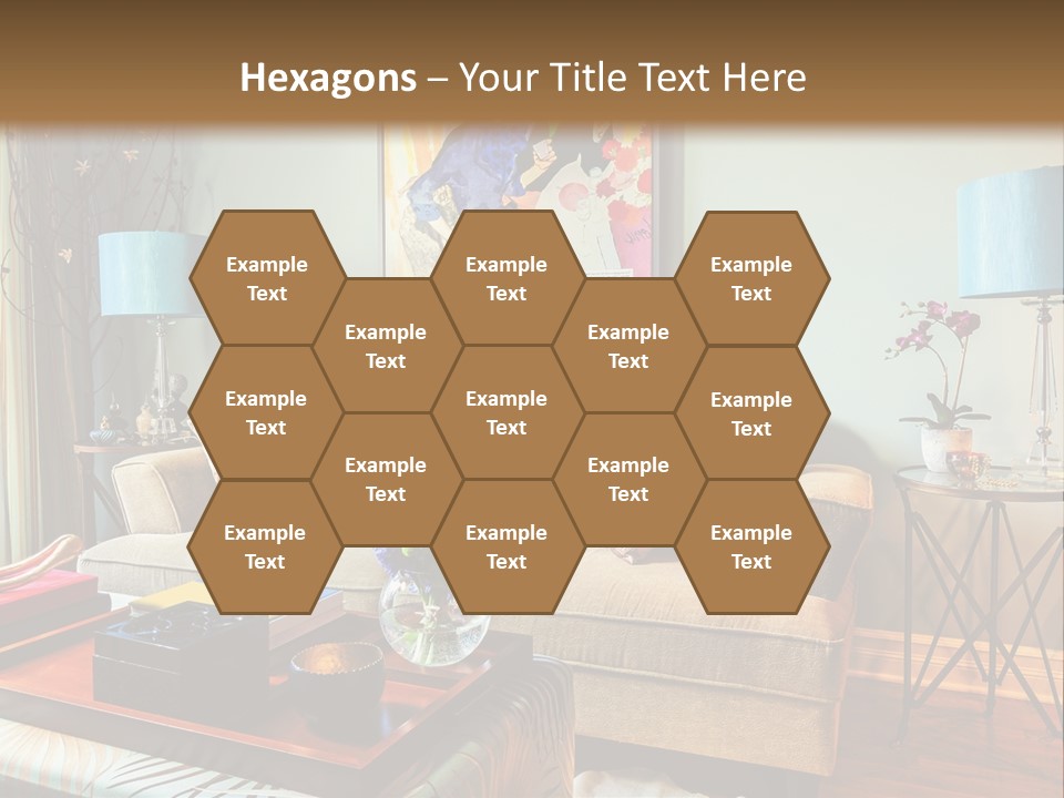 Lifestyle Decoration Furniture PowerPoint Template