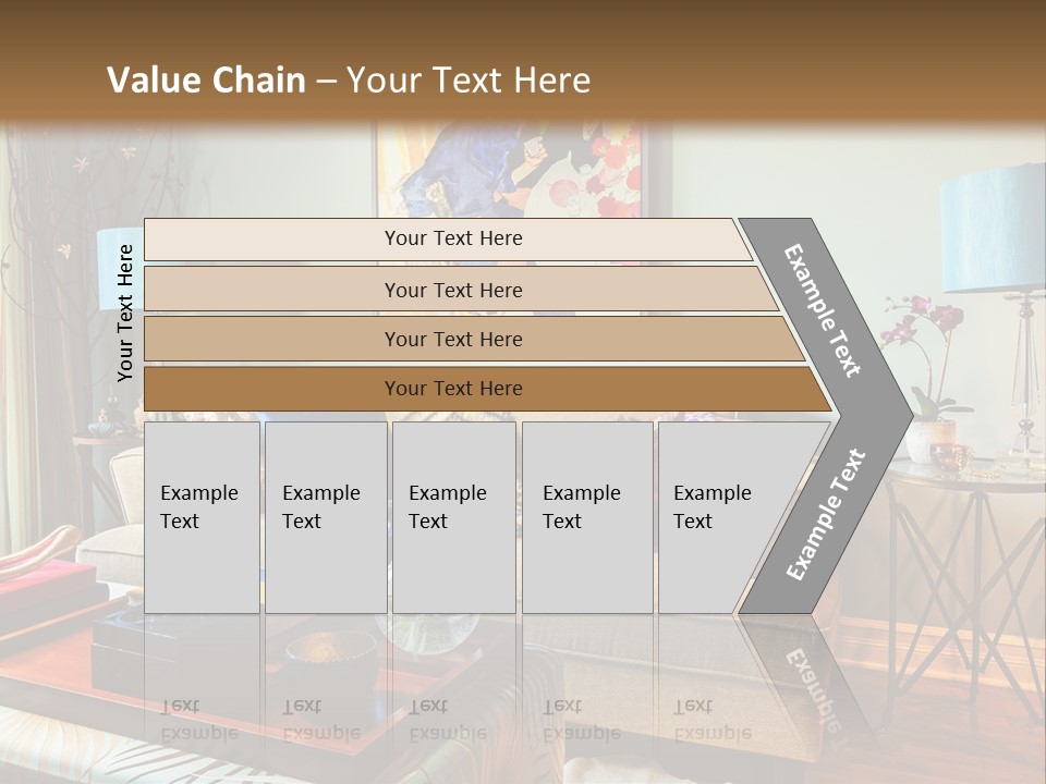 Lifestyle Decoration Furniture PowerPoint Template