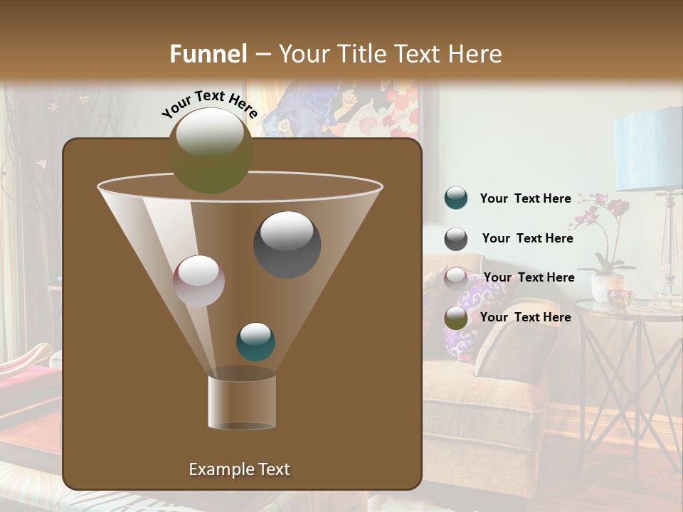 Lifestyle Decoration Furniture PowerPoint Template