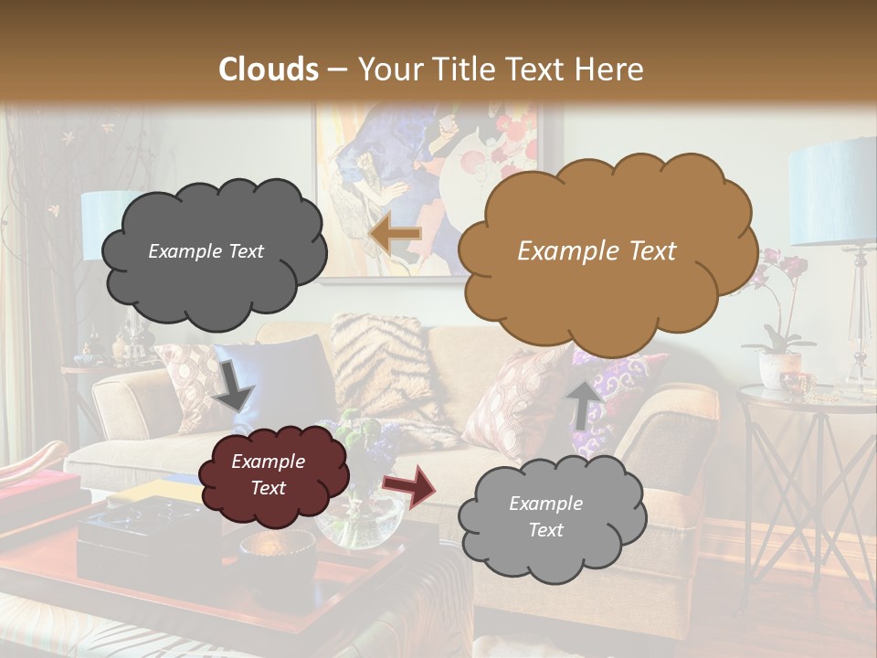 Lifestyle Decoration Furniture PowerPoint Template