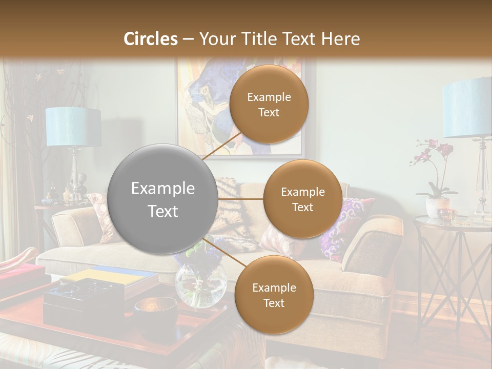 Lifestyle Decoration Furniture PowerPoint Template