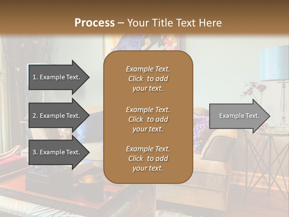 Lifestyle Decoration Furniture PowerPoint Template