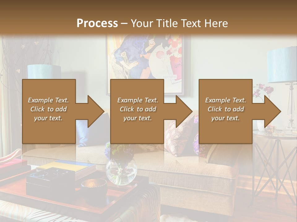 Lifestyle Decoration Furniture PowerPoint Template