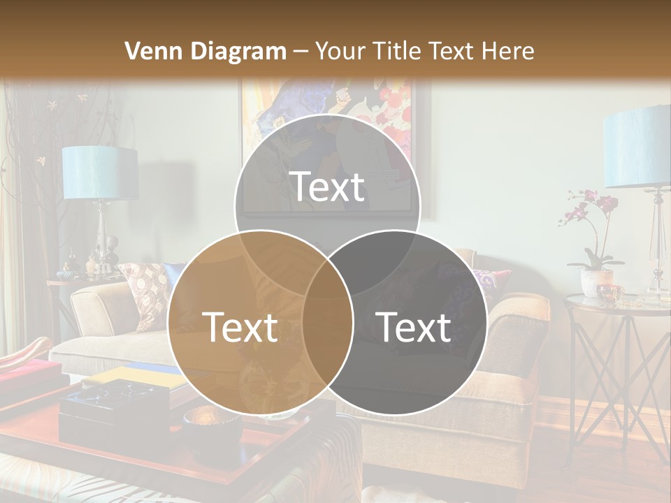 Lifestyle Decoration Furniture PowerPoint Template