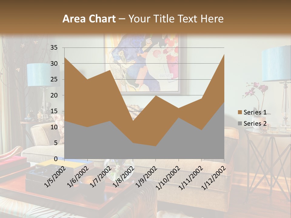 Lifestyle Decoration Furniture PowerPoint Template