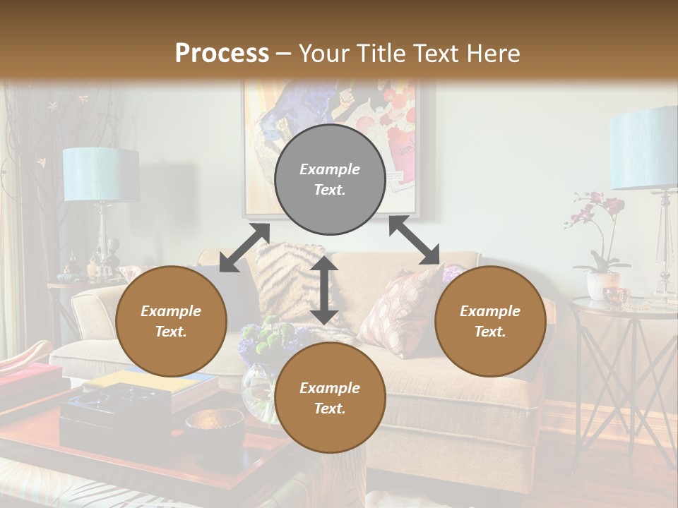Lifestyle Decoration Furniture PowerPoint Template