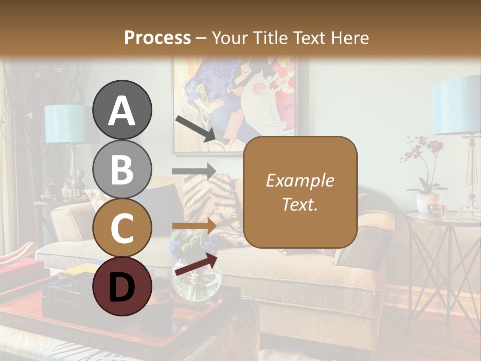 Lifestyle Decoration Furniture PowerPoint Template