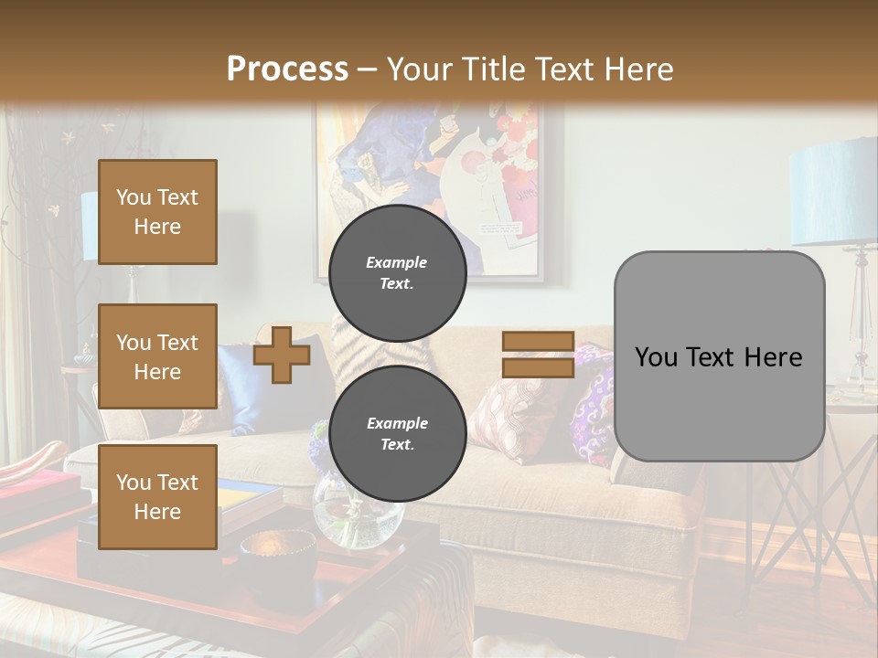 Lifestyle Decoration Furniture PowerPoint Template