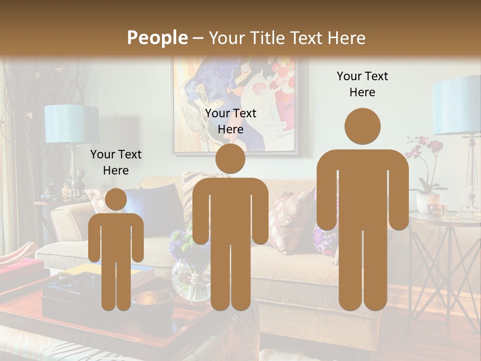 Lifestyle Decoration Furniture PowerPoint Template