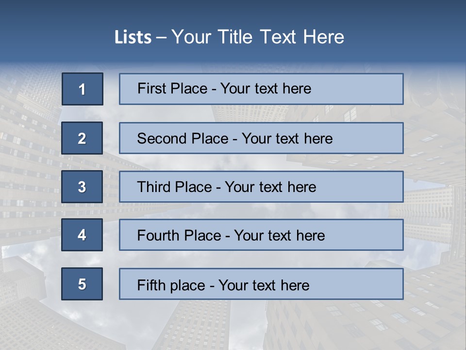 Angle Metropolitan Attraction PowerPoint Template
