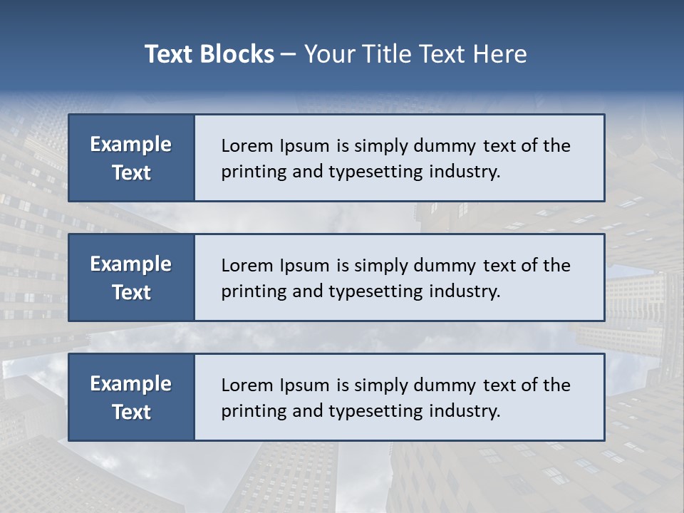 Angle Metropolitan Attraction PowerPoint Template