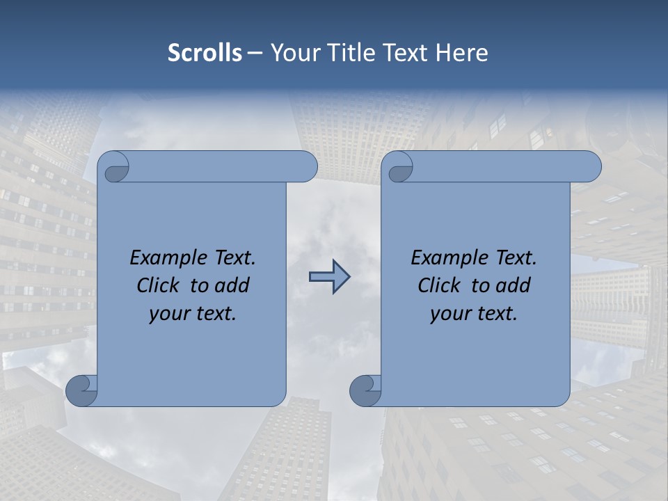 Angle Metropolitan Attraction PowerPoint Template