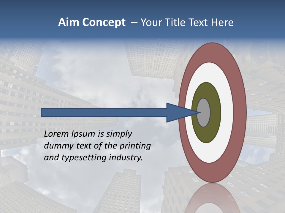 Angle Metropolitan Attraction PowerPoint Template