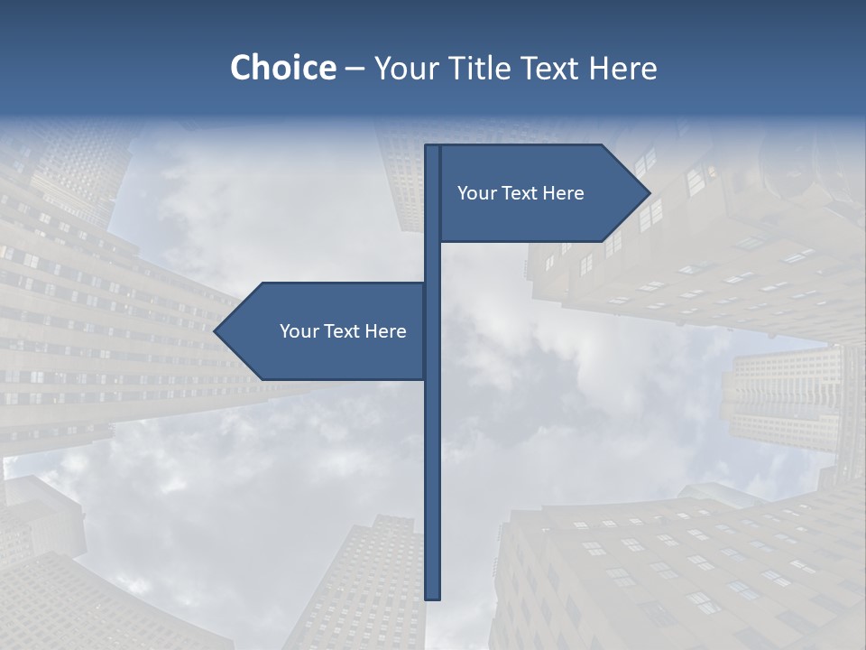 Angle Metropolitan Attraction PowerPoint Template