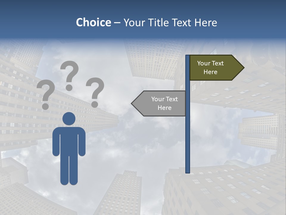 Angle Metropolitan Attraction PowerPoint Template