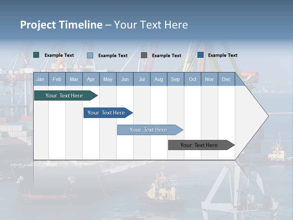Marine Warehouse Port PowerPoint Template