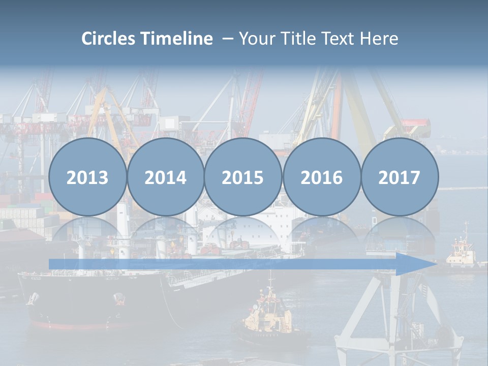 Marine Warehouse Port PowerPoint Template