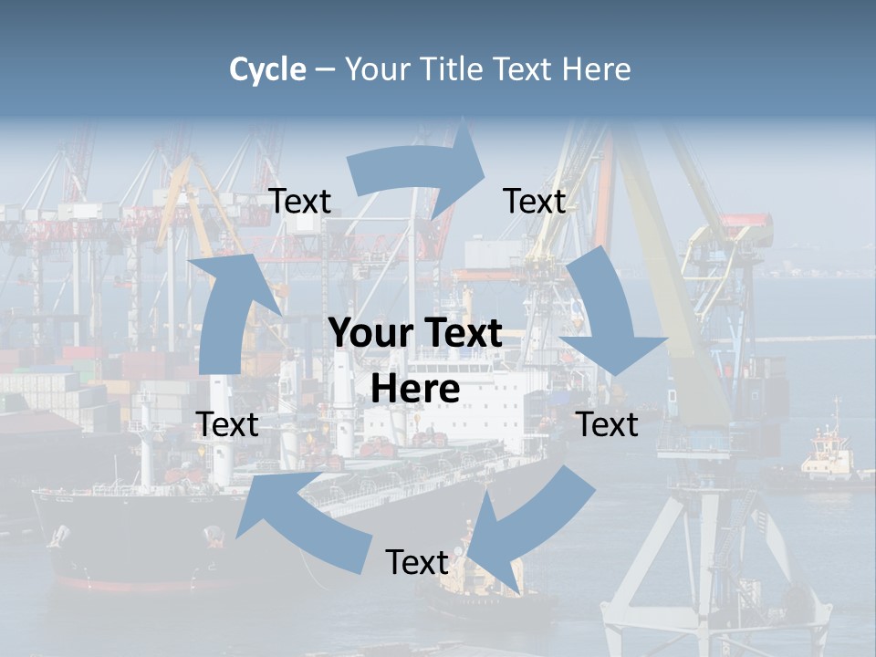 Marine Warehouse Port PowerPoint Template