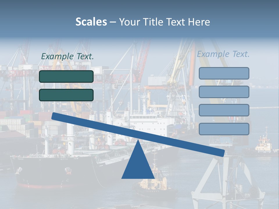 Marine Warehouse Port PowerPoint Template