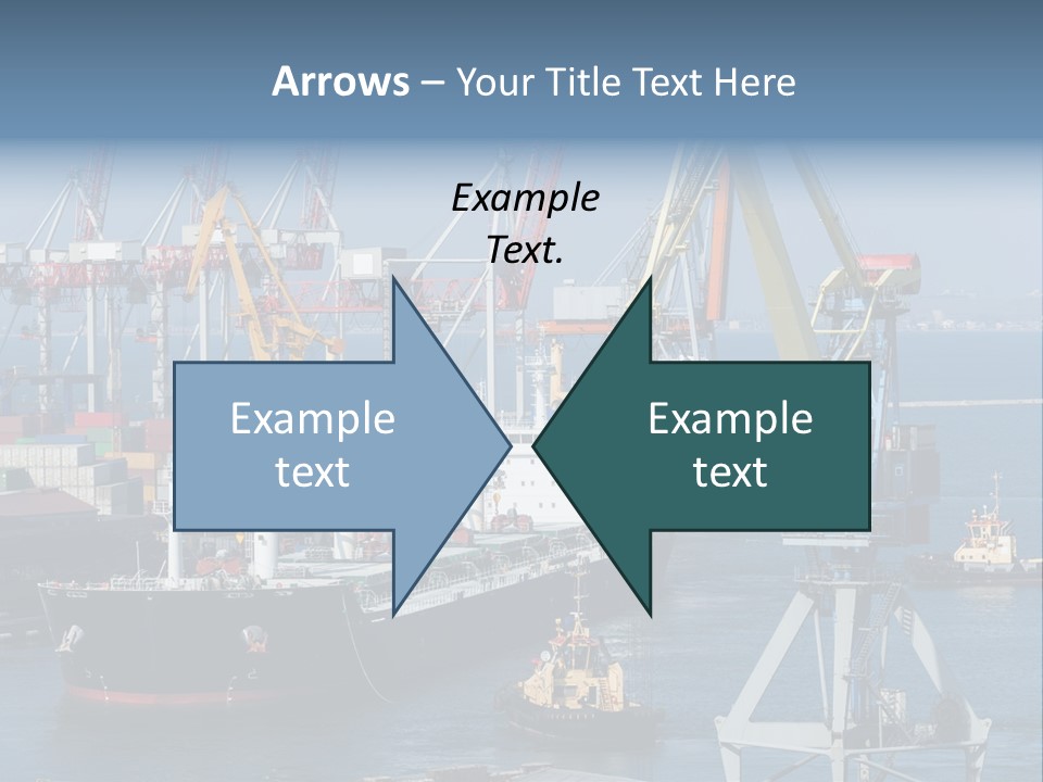 Marine Warehouse Port PowerPoint Template