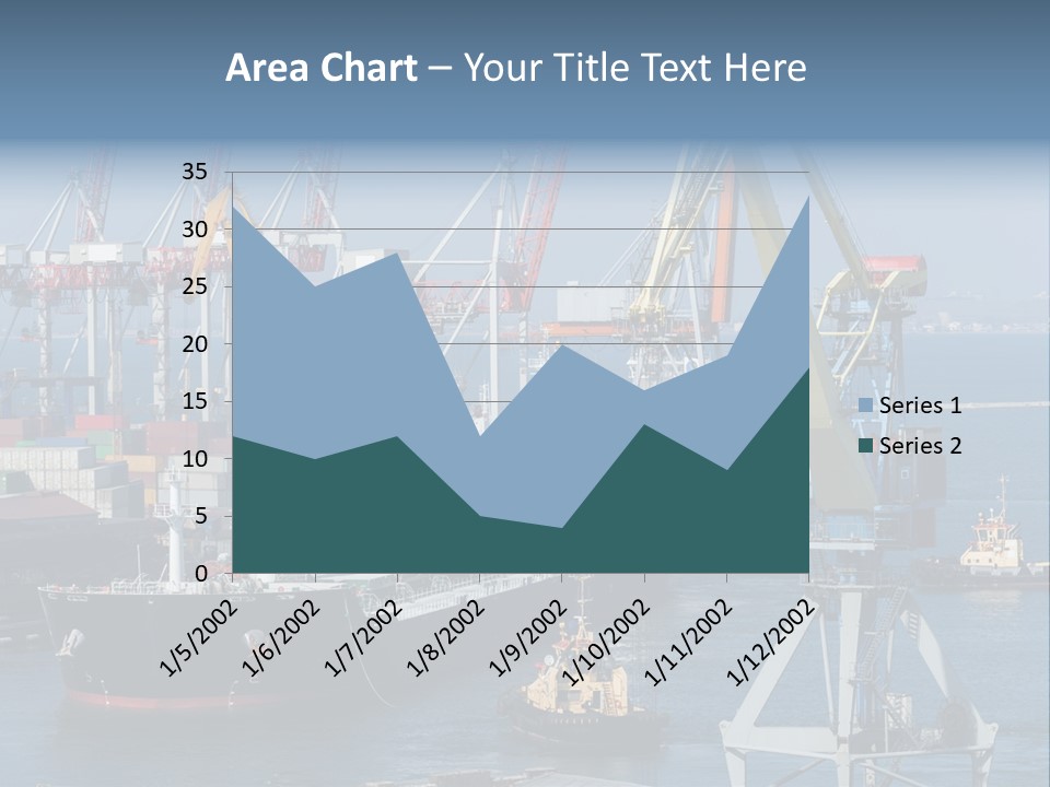 Marine Warehouse Port PowerPoint Template