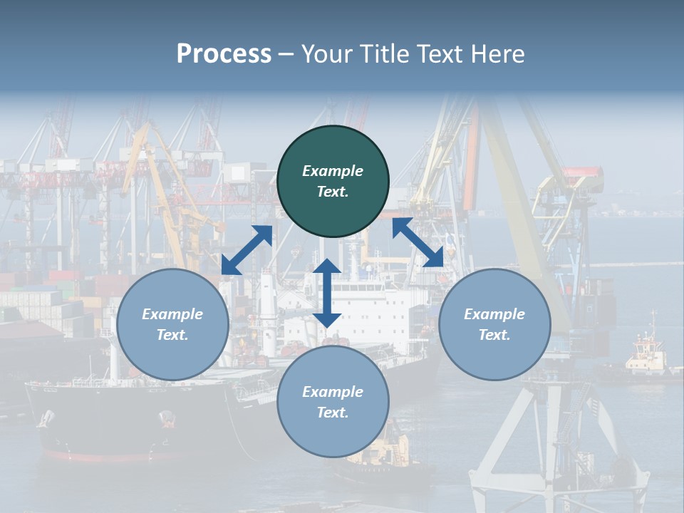 Marine Warehouse Port PowerPoint Template