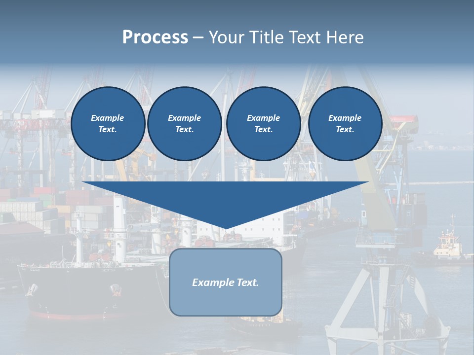 Marine Warehouse Port PowerPoint Template