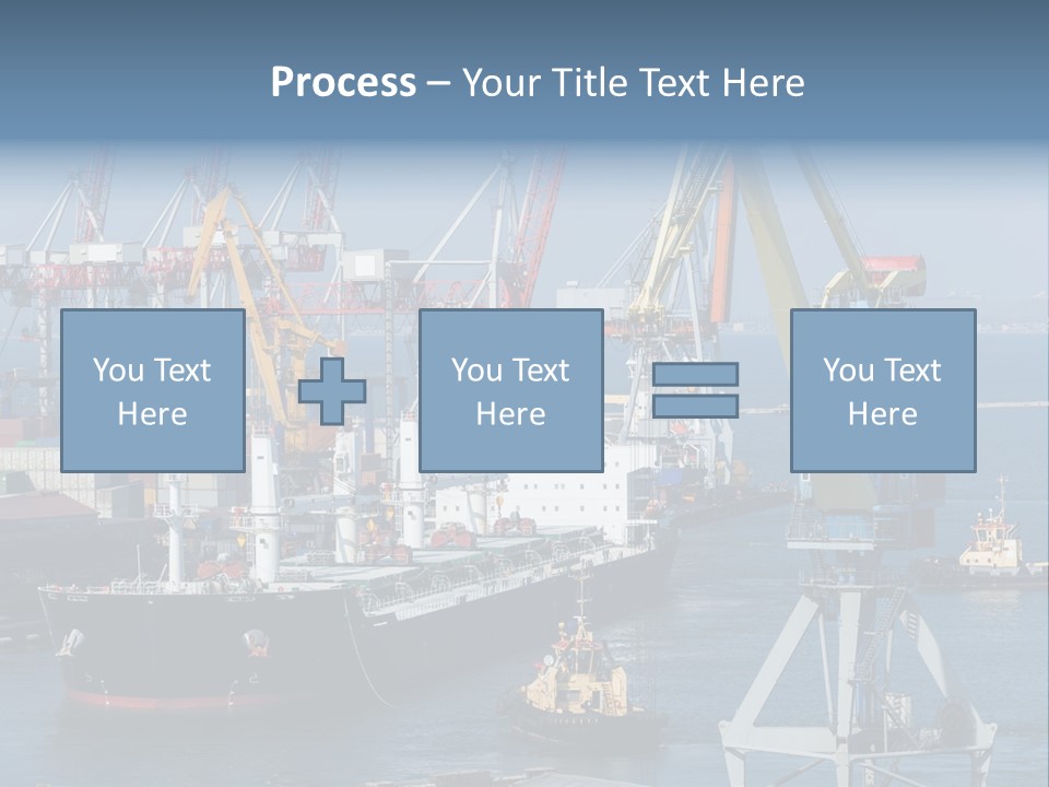 Marine Warehouse Port PowerPoint Template