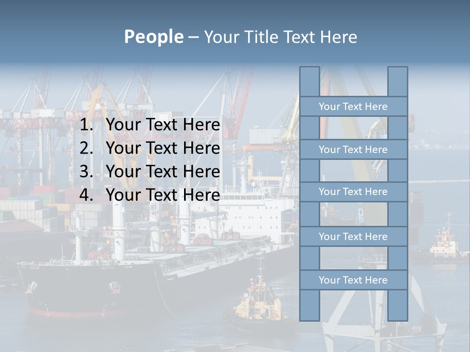 Marine Warehouse Port PowerPoint Template