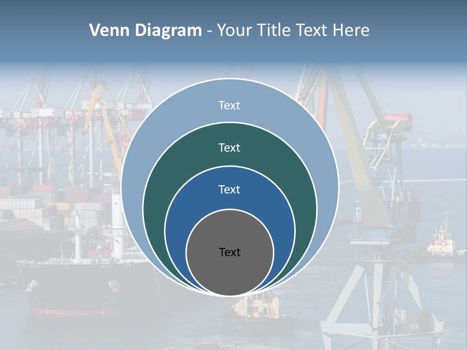 Marine Warehouse Port PowerPoint Template
