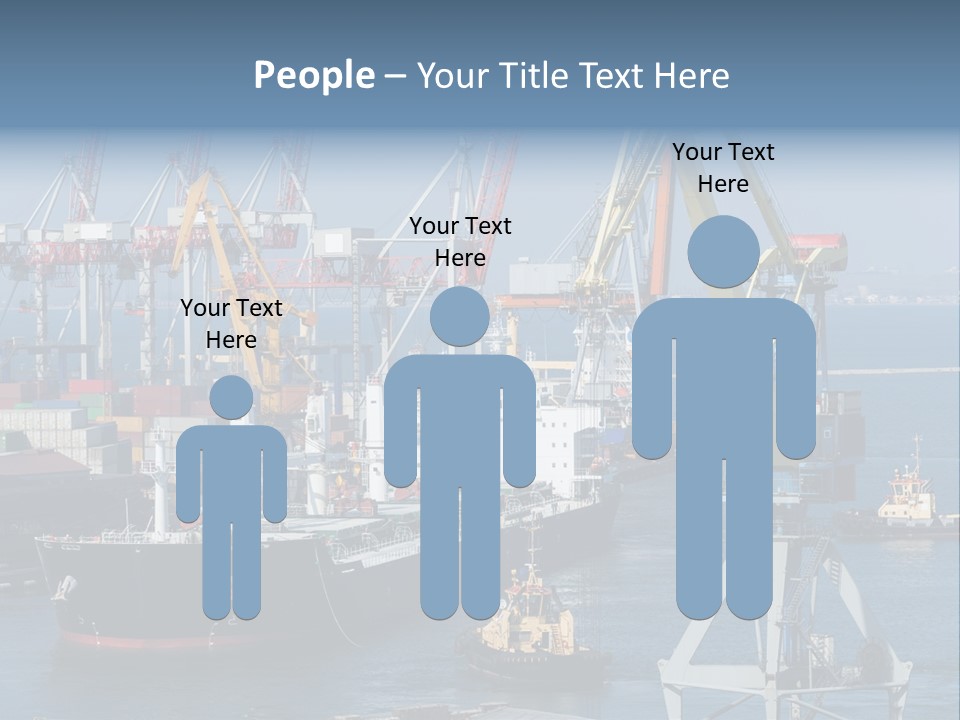 Marine Warehouse Port PowerPoint Template