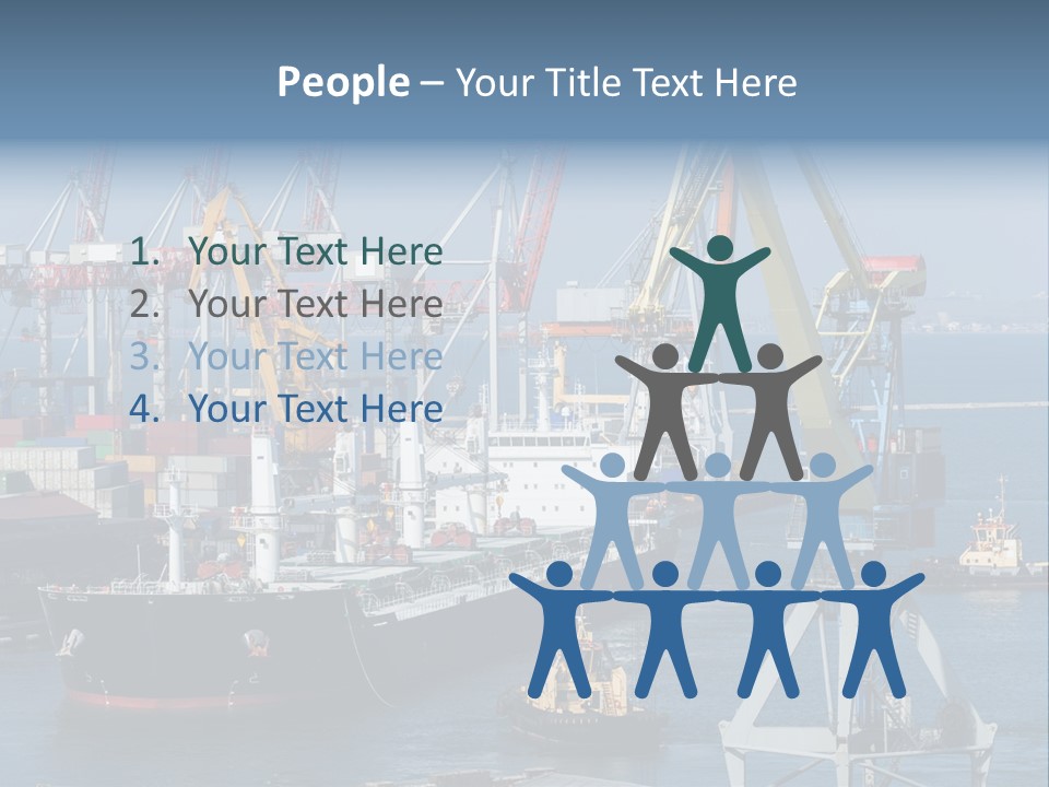 Marine Warehouse Port PowerPoint Template