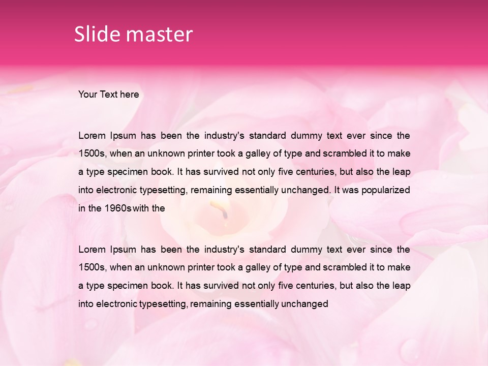 Spring Birthday Mother's Day PowerPoint Template