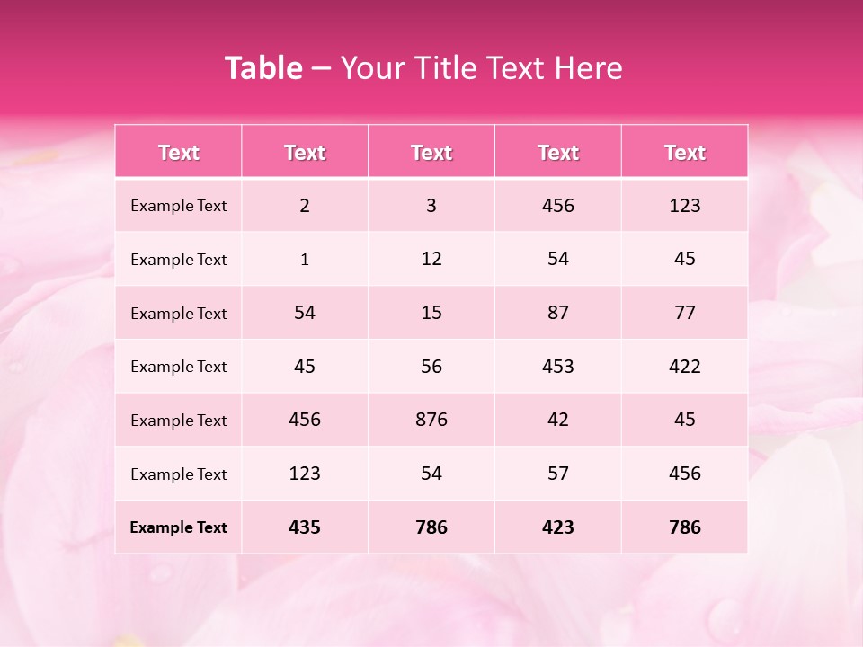 Spring Birthday Mother's Day PowerPoint Template