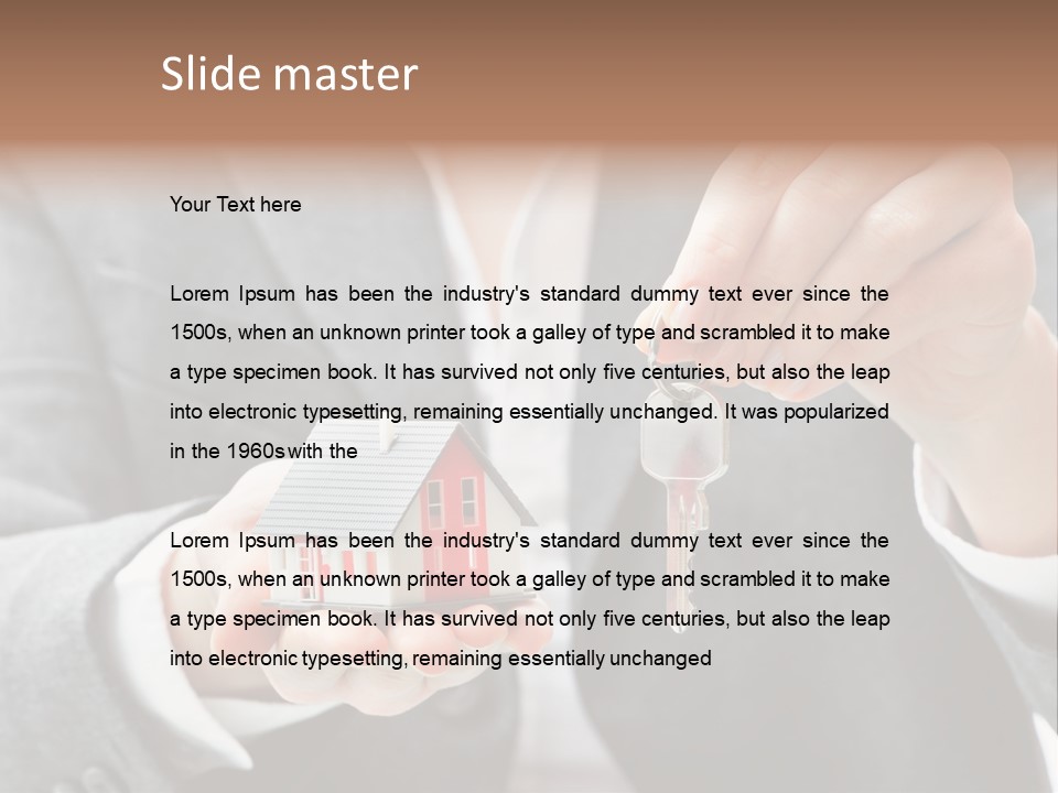 Arrival Broker Property PowerPoint Template