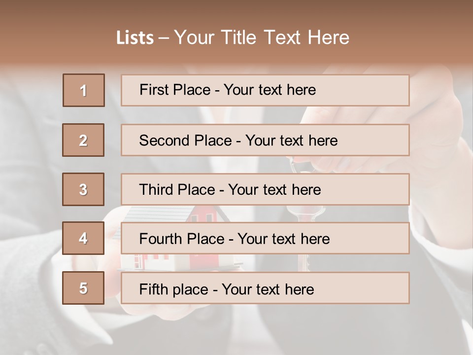Arrival Broker Property PowerPoint Template