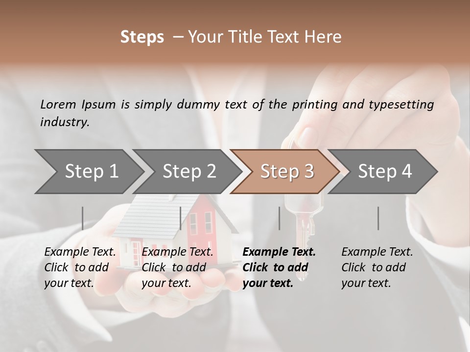 Arrival Broker Property PowerPoint Template