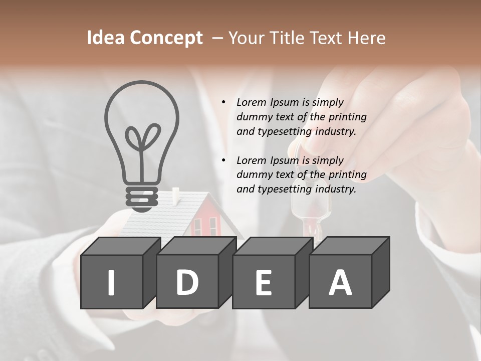 Arrival Broker Property PowerPoint Template