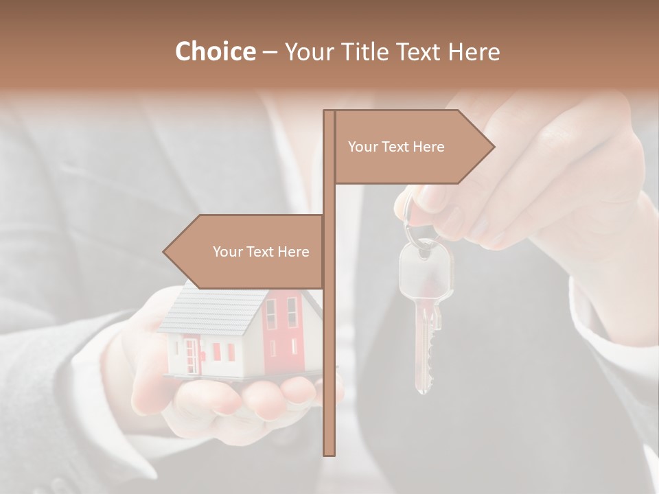 Arrival Broker Property PowerPoint Template