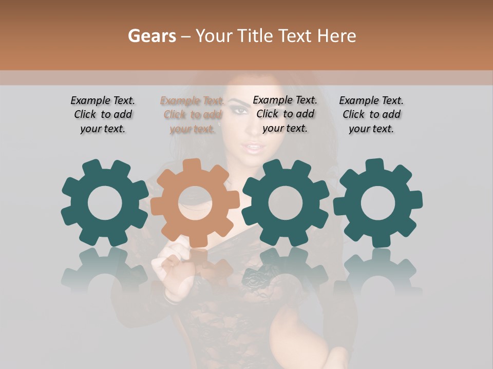 Beauty Mediterranean Cute PowerPoint Template