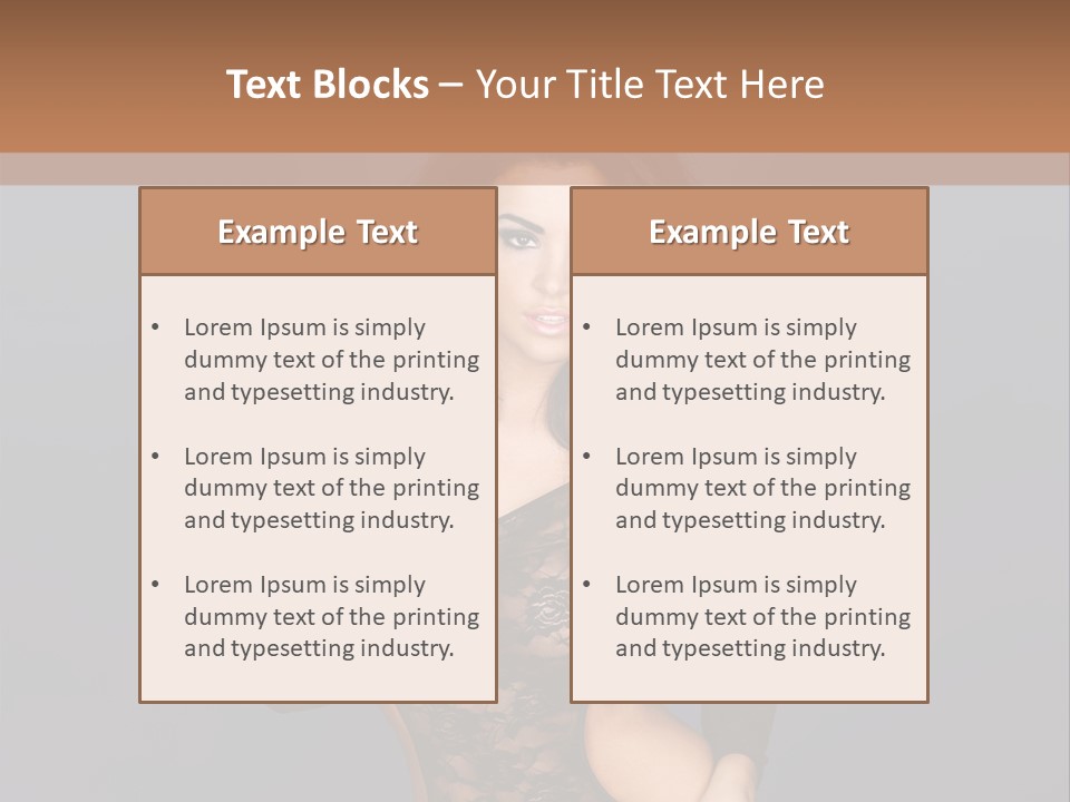 Beauty Mediterranean Cute PowerPoint Template