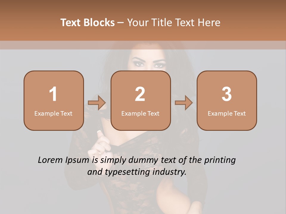 Beauty Mediterranean Cute PowerPoint Template