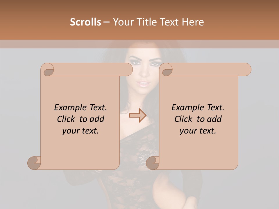 Beauty Mediterranean Cute PowerPoint Template