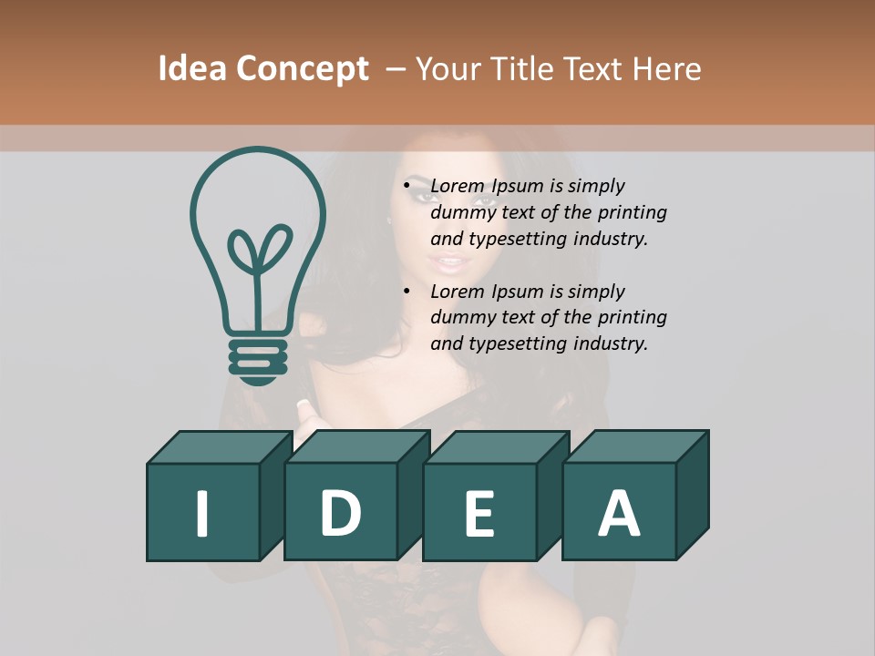 Beauty Mediterranean Cute PowerPoint Template