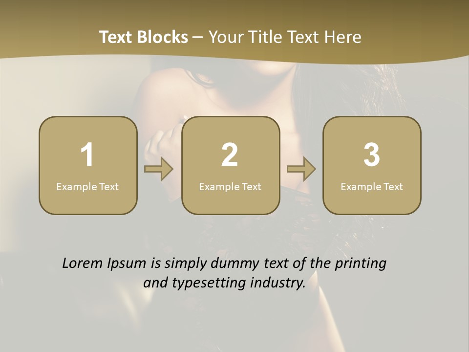 Hot Erotic Lingerie PowerPoint Template