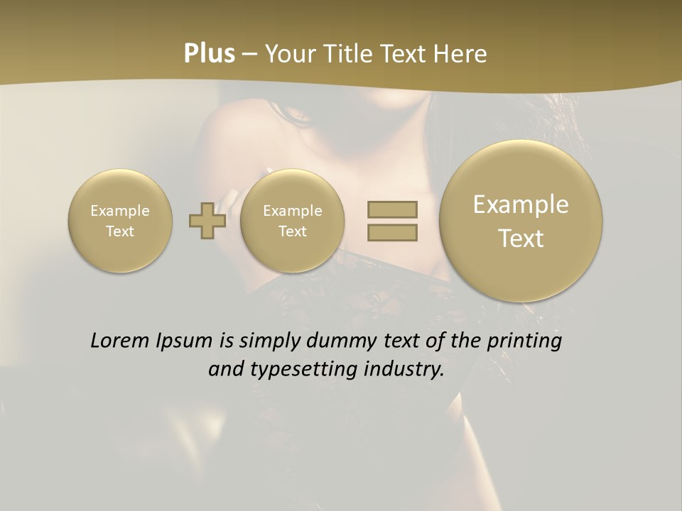 Hot Erotic Lingerie PowerPoint Template