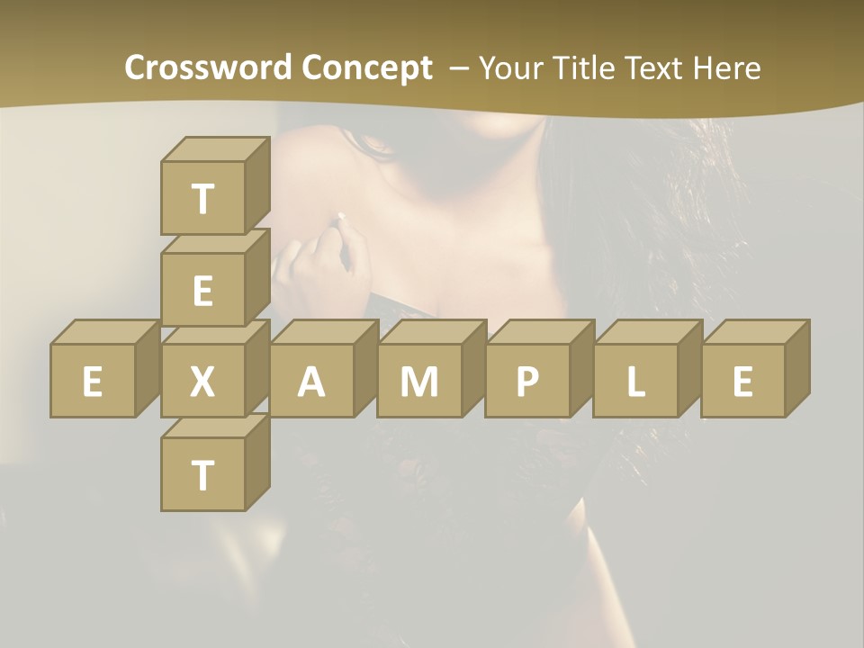 Hot Erotic Lingerie PowerPoint Template